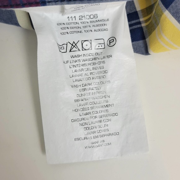 Gant Rugger‎ Multicolor Plaid Men's Shorts - Picture 6 of 8